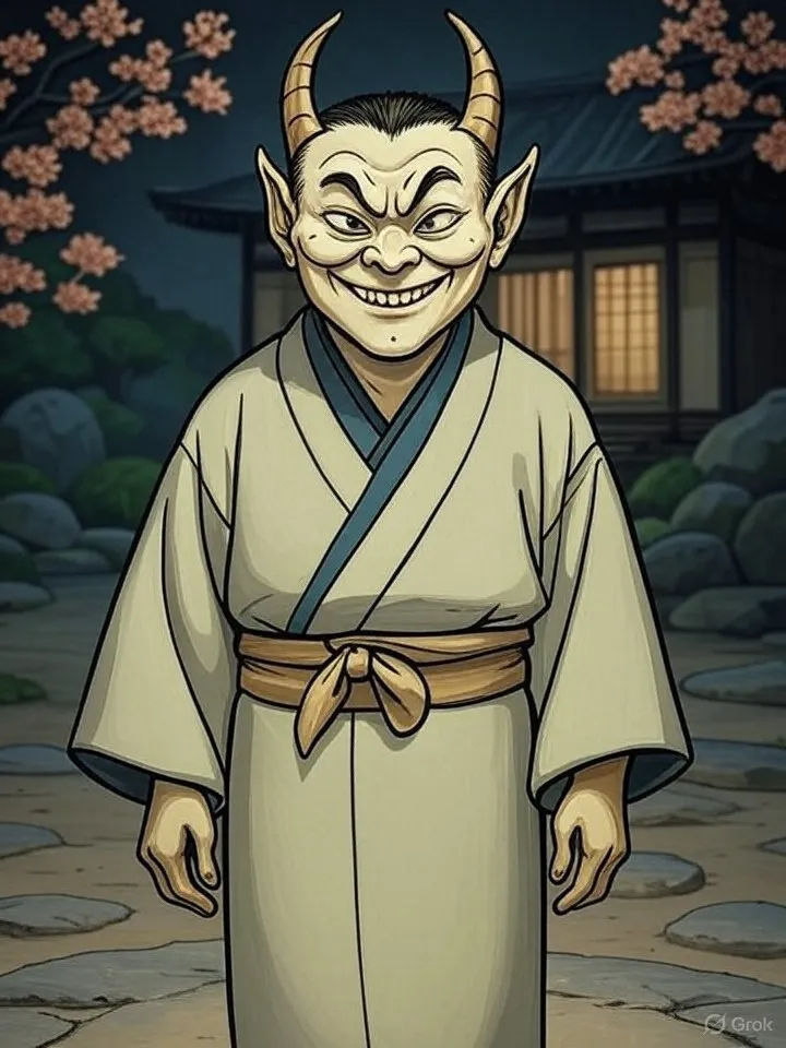 Mischievous yokai Amanojaku