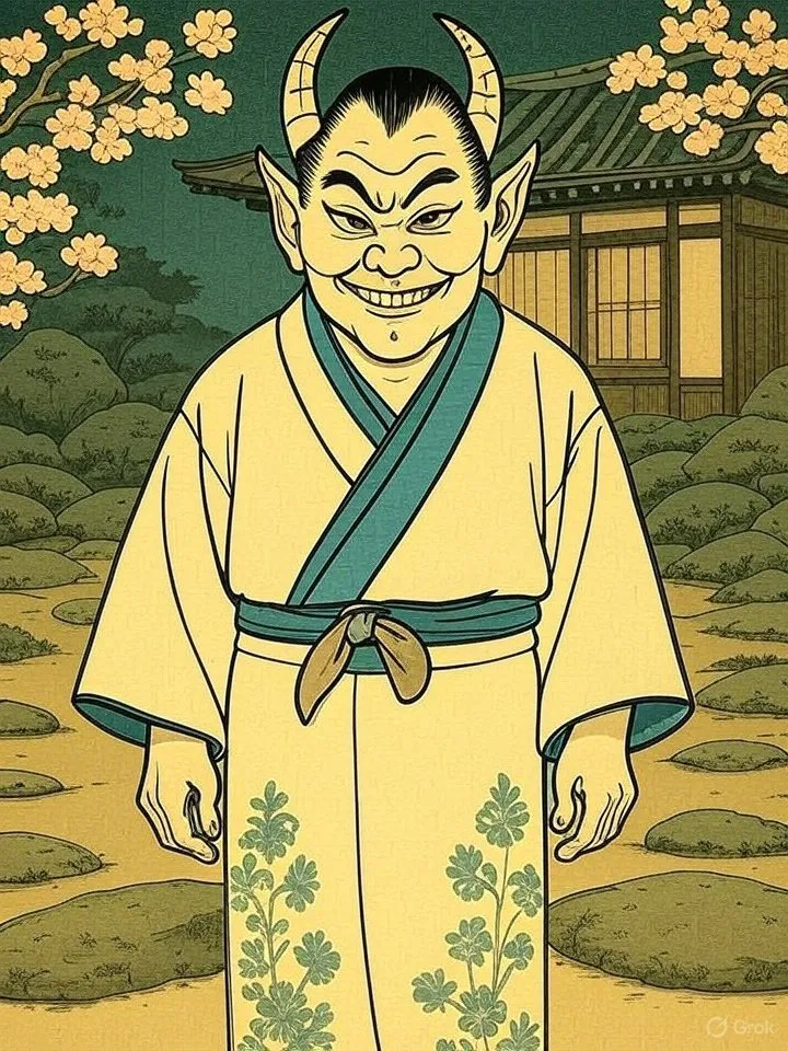 Impish Amanojaku illustration