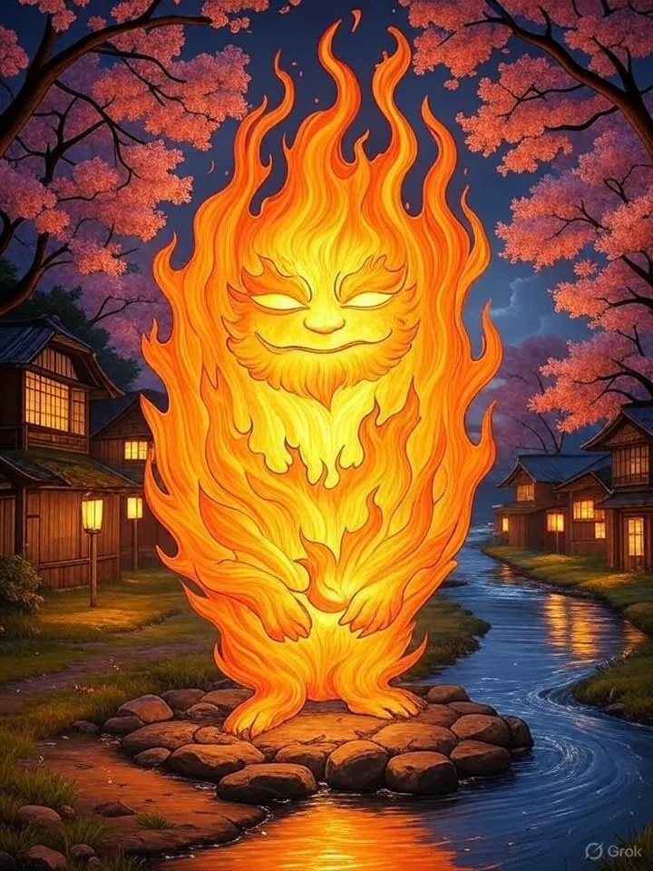 Spook fire of Ishikawa
