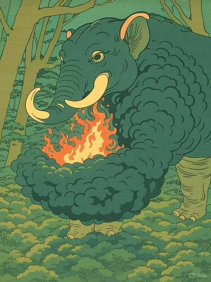 Folklore creature Baku