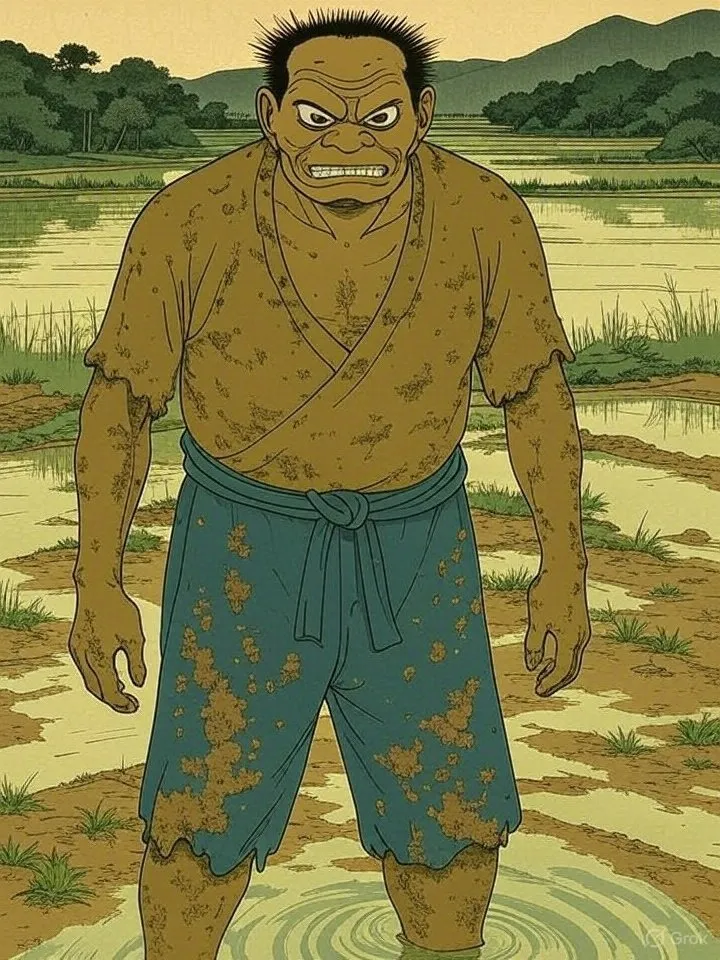 Dorotabo yokai art