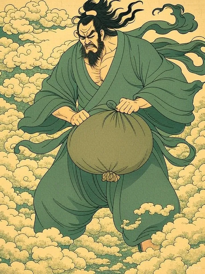 Fujin mythology art