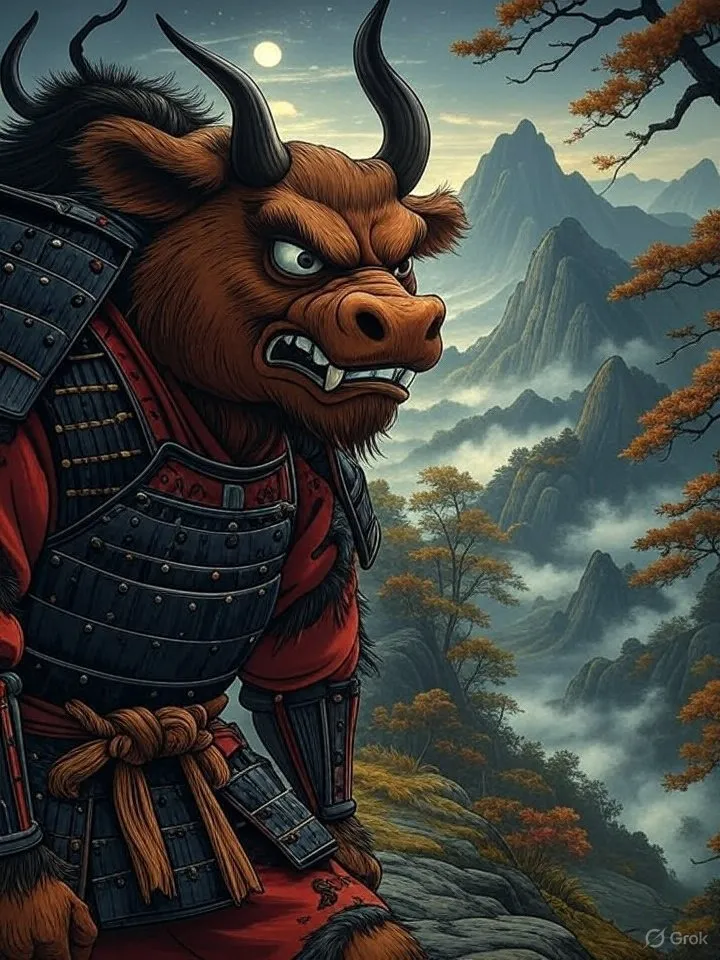 Gyuki folklore art