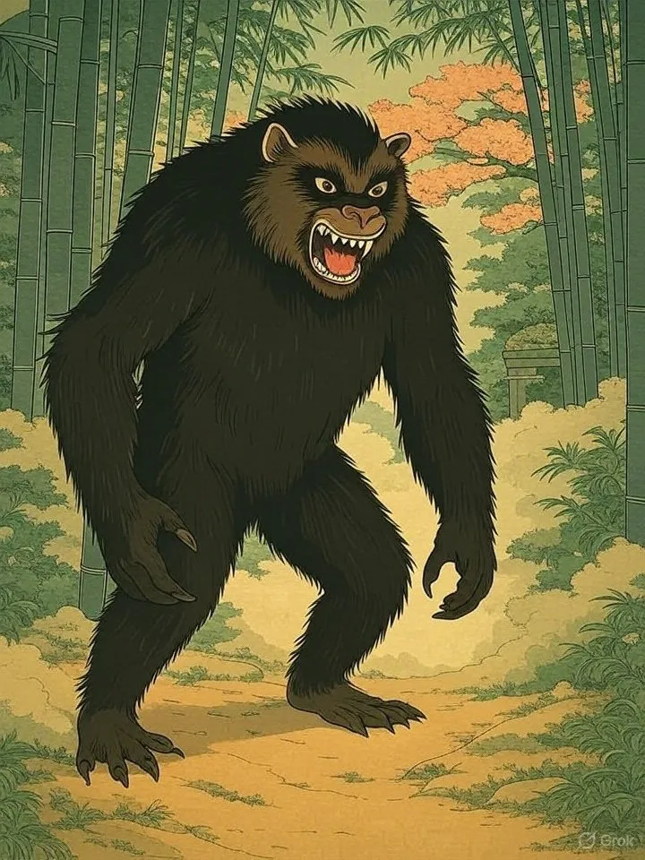 Mountain yokai hihi