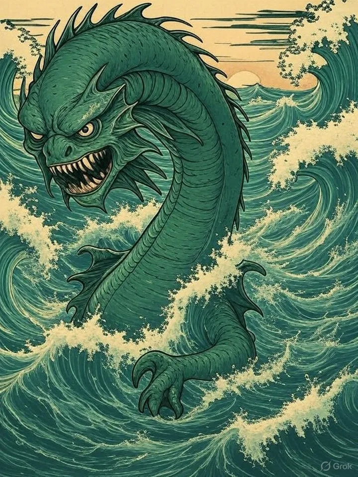 Isonade artwork sea
