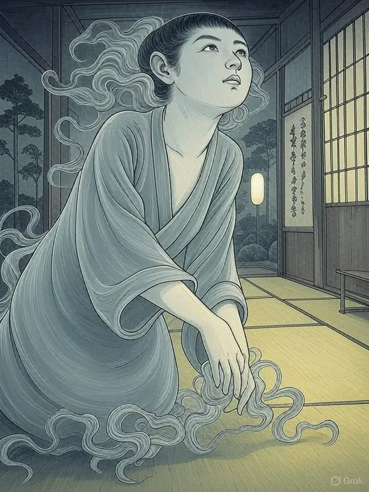 Ceiling licking spirit art