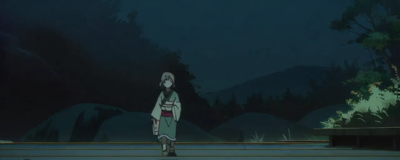 Illustrated folktale banner for Azukiarai