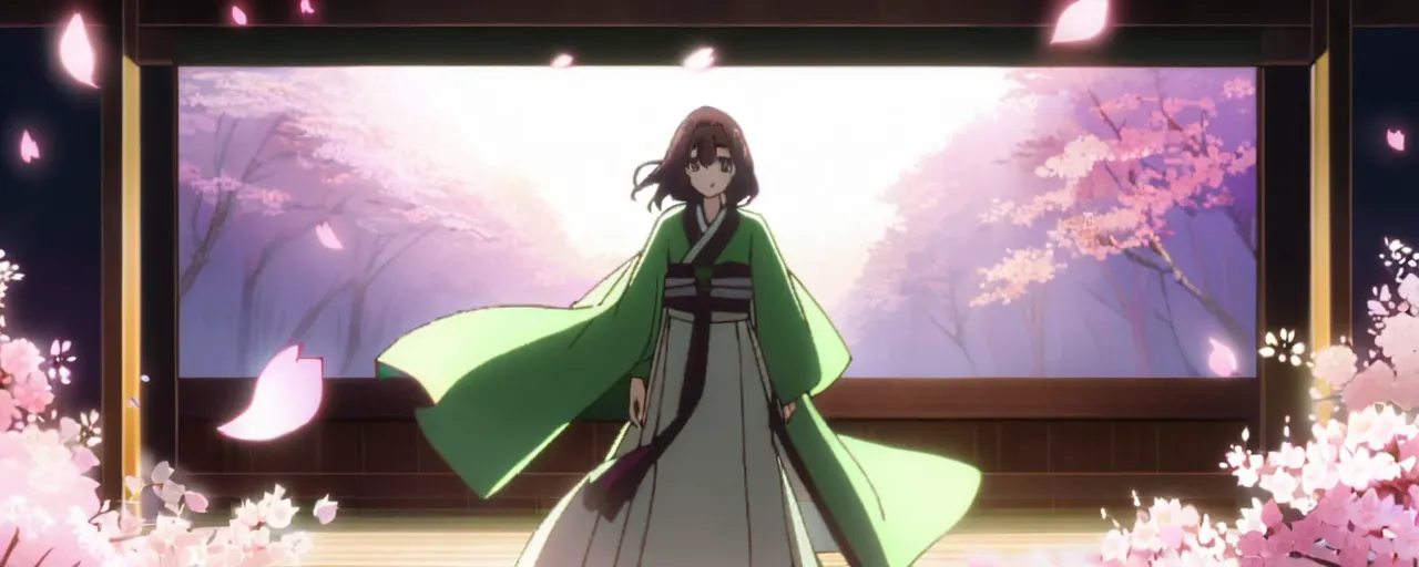 Illustrated folktale banner for Shiki-ōji